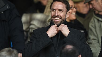 Le sélectionneur de l'Angleterre, Gareth Southgate (OLI SCARFF / AFP)