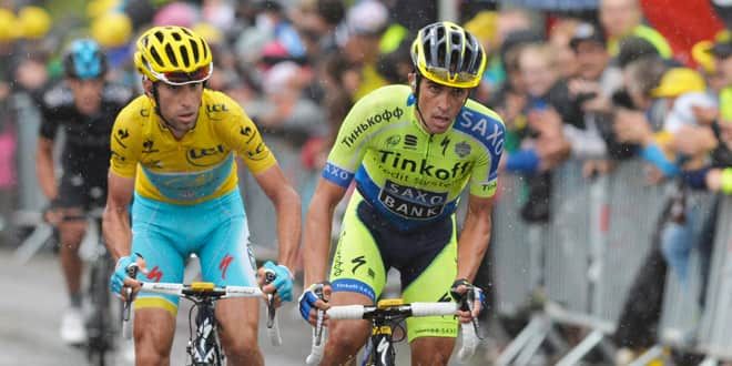 Nibali lâché par Contador dans le final