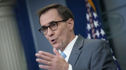 John Kirby, le coordinateur de la Maison Blanche pour les questions stratégiques, à Washington DC, le 21 juin 2022. (DREW ANGERER / GETTY IMAGES NORTH AMERICA / AFP)