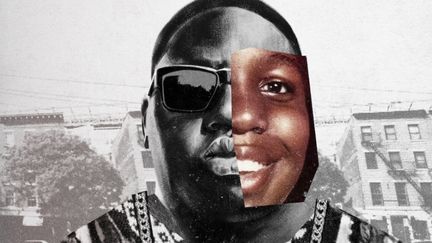 Le visuel du documentaire de Netflix sur&nbsp;le rappeur américain Notorious B.I.G. : "Biggie : I got a story to tell". (NETFLIX)