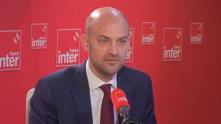 Jean-Noël Barrot, ministre délégué à l'Europe, le 26 avril 2024 sur France Inter. (FRANCE INTER / RADIO FRANCE)