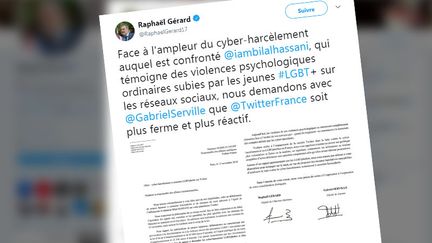 Capture écran du compte Twitter de Raphaël Gérard.&nbsp; (CAPTURE ECRAN TWITTER)