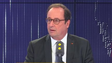 François Hollande était l'invité de franceinfo mercredi 23 octobre 2019. (FRANCEINFO / RADIO FRANCE)