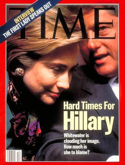 Le couple Clinton en couverture de "Time", en avril 1994. (TIME)