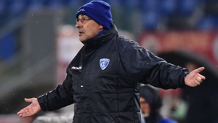 Maurizio Sarri, ici avec son ancien club, Empoli (GABRIEL BOUYS / AFP)