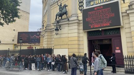 Le Stranger Things festival" au Cirque d'Hiver Bouglione à Paris, le 26 mai 2022. (LAURIANE DELANOË / RADIO FRANCE)