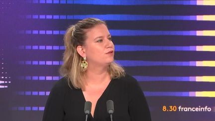 La députée LFI Mathilde Panot, le 11 juillet 2024 sur franceinfo. (FRANCEINFO / RADIO FRANCE)