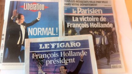 Les Unes de la presse nationale, le 6 mai 2012. (CR)