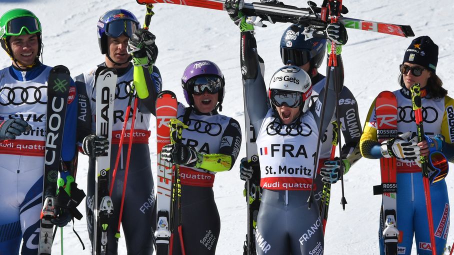 VIDEO. Ski Alpin : Les Français Remportent Le Titre Mondial Par équipes ...