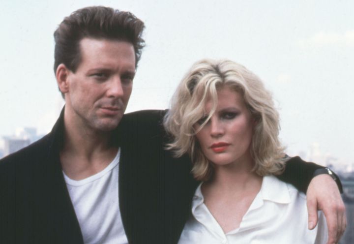 Mickey Rourke et Kim Basinger sur le tournage de "Neuf semaines et demi" en 1986. (REX FEATURES / SIPA)