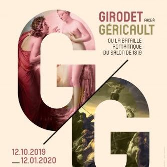 Affiche de l'exposition Girodet face à Géricault (musée Girodet)