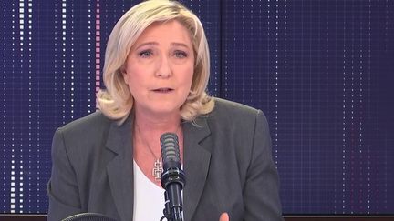 Marine Le Pen, le 25 juin 2021. (FRANCEINFO / RADIO FRANCE)