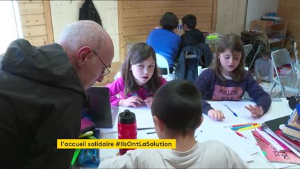 Ecole solidaire après la tempête Alex