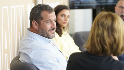 Sébastien Boueilh, le futur président de la Ciivise (Commission indépendante sur l'inceste et les violences sexuelles faites aux enfants), le 22 septembre 2022 à Paris. (CHRITOPHE ABRAMOWITZ)