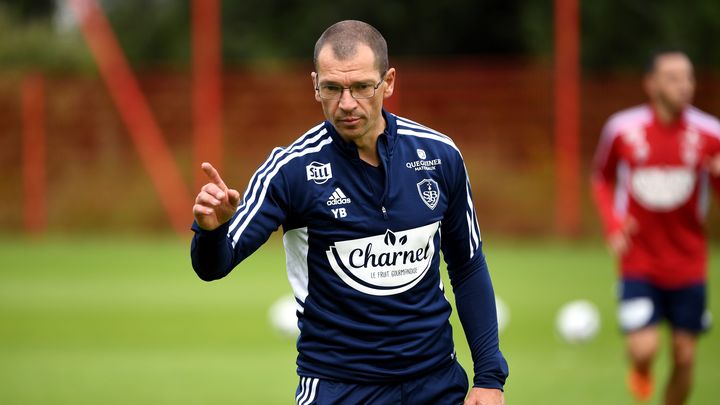 Yvan Bourgis lors d'une séance d'entraînement du Stade brestois, le 27 juin 2022. (MAXPPP)