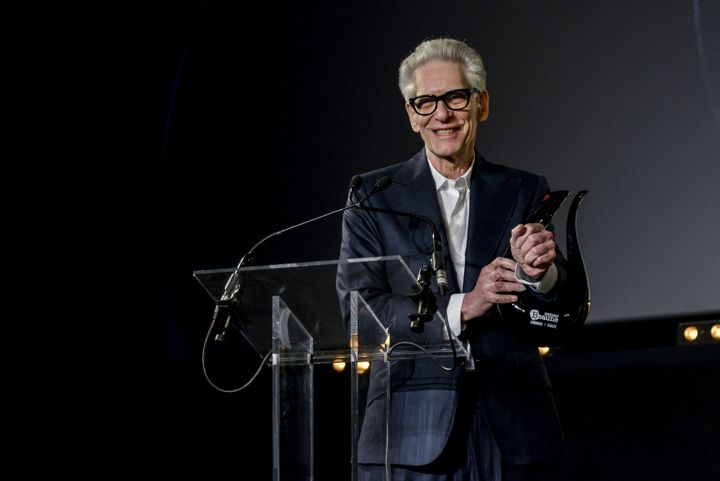 David Cronenberg et son prix d'honneur décerné au festival de Beaune 2018
 (BONY/SIPA )