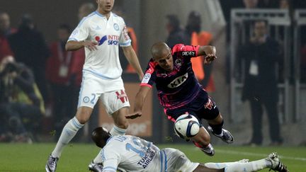 Bordeaux et Marseille terminent 2015 sur un nul 1-1 (THIBAUD MORITZ / AFP)