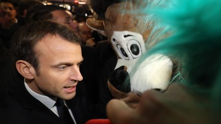 Salon de l'Agriculture : Emmanuel Macron au contact