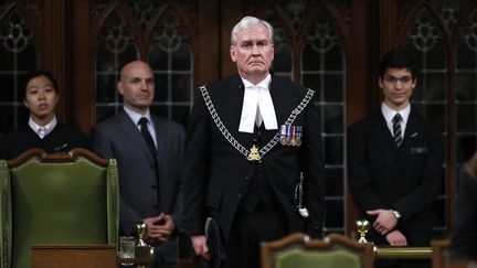 Kevin Vickers,&nbsp;responsable de la s&eacute;curit&eacute; de l'assembl&eacute;e canadienne et de ses membres, &agrave; Ottawa, le 23 octobre 2014. (CHRIS WATTIE / REUTERS)