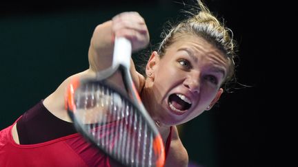 Halep s'est baladée pour son 1er match de la saison. (ROSLAN RAHMAN / AFP)