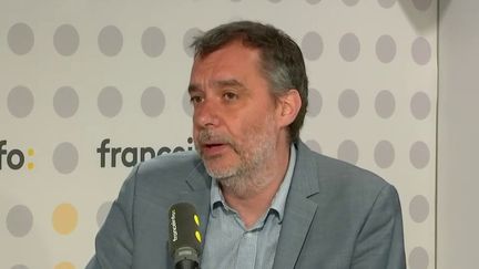 Romain Huret, historien des États-Unis et directeur d’études à l’EHESS, le 25 mai 2022 sur franceinfo. (FRANCEINFO / RADIO FRANCE)