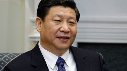 Le vice-pr&eacute;sident chinois, Xi Jinping, participait &agrave; une r&eacute;union avec le vice-pr&eacute;sident am&eacute;ricain,&nbsp;Joe Biden, &agrave; Washington,&nbsp;le 14 f&eacute;vrier 2012. (CHIP SOMODEVILLA / GETTY IMAGES )