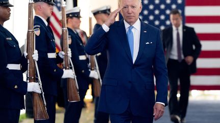 Le président américain Joe Biden à Washington le 1er juin 2022 (SAUL LOEB / AFP)