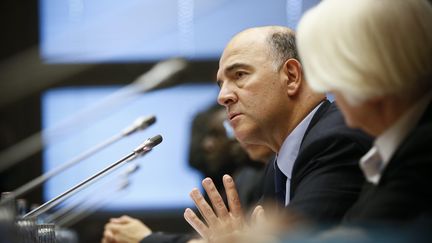 Pierre Moscovici, ministre de l'Economie et des Finances, le 3 octobre 2013 &agrave; Paris. (MAXPPP)