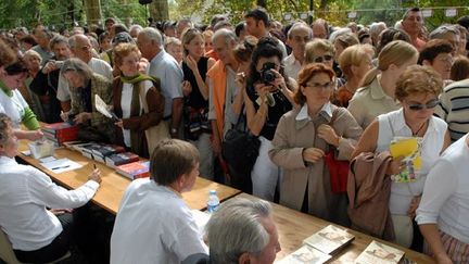 La 17e édition de la Forêt des Livres a lieu dimanche 26 août.
 (J-F Bignon / La Nouvelle République)