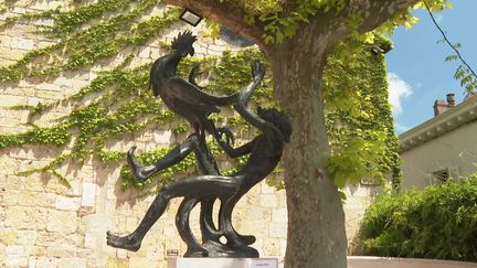 Exposition Gabriël Sterk dans les rues de Mougins (Alpes-Maritimes) (France 3 PACA)