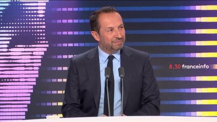 Sébastien Chenu, invité du 8h30 franceinfo le 4 juillet 2022 (FRANCEINFO / RADIOFRANCE)