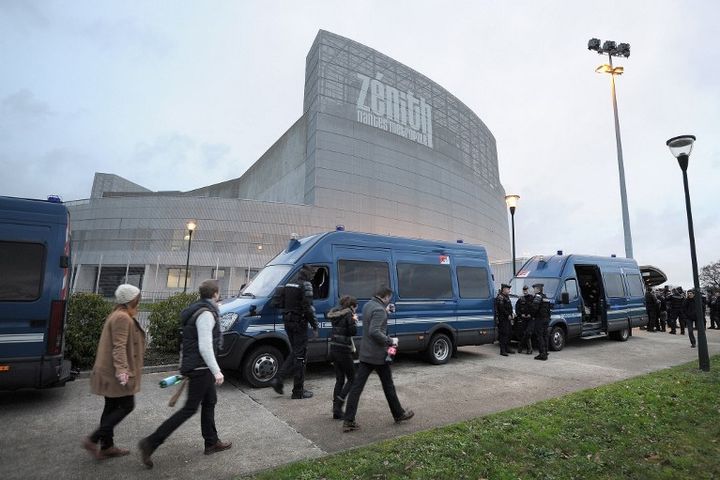 Le Zenith de Nantes ce jeudi en fin d'après-midi
 (JEAN-SEBASTIEN EVRARD/AFP)