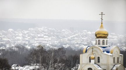 La région de Belgorod, en Russie, photographiée le 27 janvier 2022. (ALEXANDER NEMENOV / AFP)