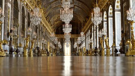 La galerie des Glaces au château de Versailles le 10 février 2021.&nbsp; (ALEXANDRE MARCHI / MAXPPP)