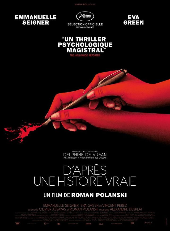 "D'après une histoire vraie" : l'affiche
 (Mars Films)