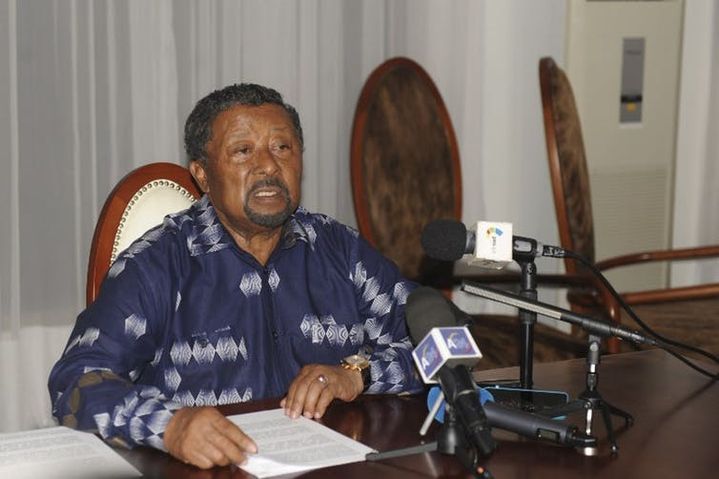 L'opposant Jean Ping, le 2 septembre 2016, à Libreville. (Steve Jordan/ AFP)