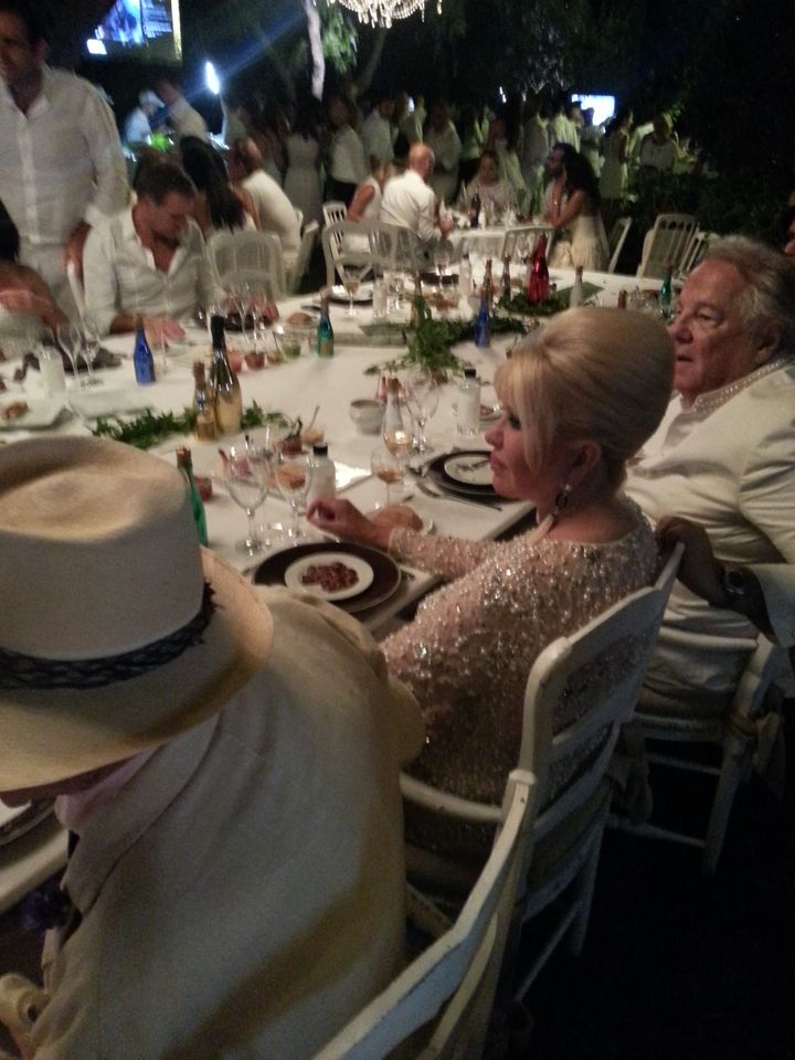 &nbsp; (Ivana Trump à la "soirée blanche" de Saint-Tropez © Sandrine Etoa-Andegue - Radio France)