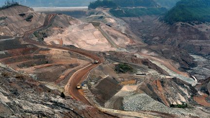 Mine de minerai de fer à Mariana (Brésil). (DOUGLAS MAGNO / AFP)