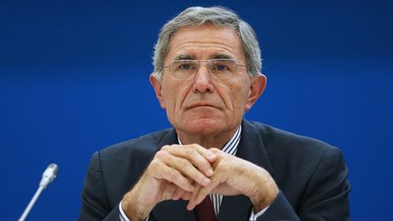 G&eacute;rard Mestrallet, pr&eacute;sident de GDF Suez, &agrave; Paris, le 7 mai 2014. (FRANCOIS GUILLOT / AFP)