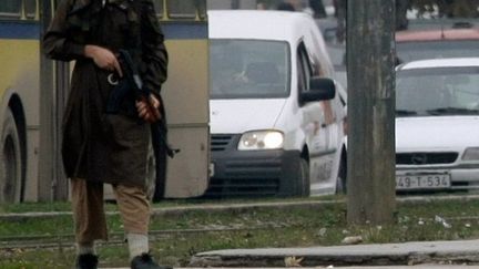 Mevlid Jasarevic, auteur présumé du mitraillage de l'ambasse américaine. (ELVIS BARUKCIC / AFP)