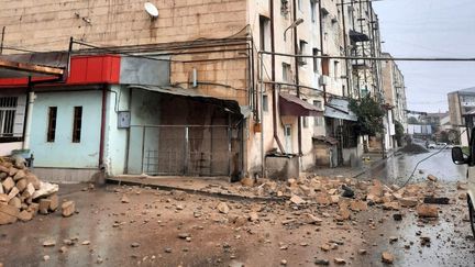 Dans la capitale du Haut-Karabagh arménien, les conséquences des bombardements aveugles des azéris. (CLAUDE BRUILLOT / RADIO FRANCE)