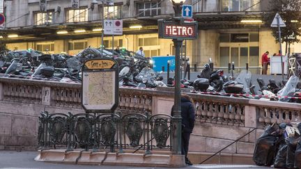 L'attaque s'est produite vendredi 15 février 2019 près de la gare de Lyon, à Paris, (NICOLAS ECONOMOU / AFP)