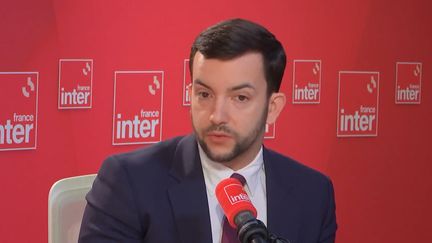 Jean-Philippe Tanguy, député RN, le 15 février 2024 sur France Inter. (FRANCE INTER / RADIO FRANCE)