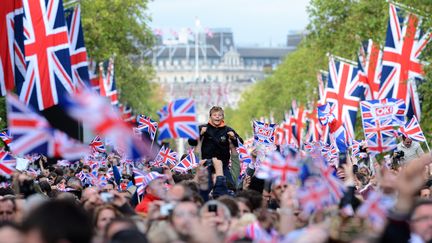 Quelque 18 000 personnes, 10 000 personnes tir&eacute;es au sort et 8 000 membres d'associations choisis par la famille royale, ont assist&eacute; au concert. (LEON NEAL / AFP)