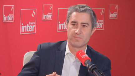 Le député LFI de la Somme François Ruffin était l'invité du Grand Entretien de France Inter, le vendredui 22 décembre. (RADIOFRANCE / FRANCE INTER)