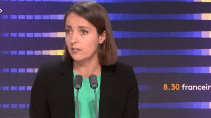 La secrétaire générale de la CGT, Sophie Binet, invitée franceinfo le 4 octobre 2023. (franceinfo)