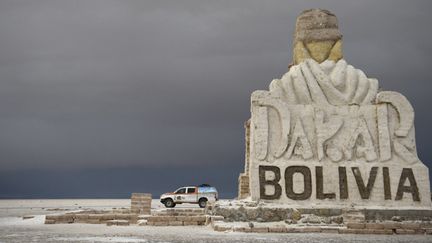 Le Salard d'Uyuni en Bolivie accueille le Dakar (FRANCK FIFE / AFP)