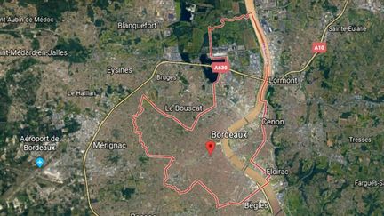 Placée en garde à vue à Bordeaux (Gironde), la mère doit être présentée à un juge d'instruction mercredi 28 mars 2018. (GOOGLE MAPS)