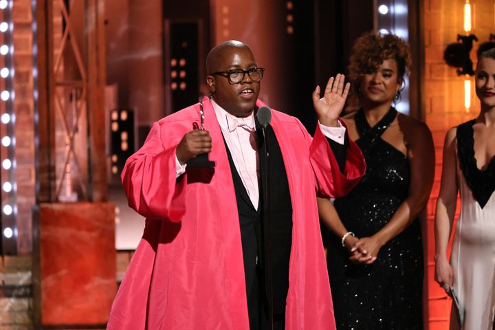 L'auteur Michael R. Jackson lors des Tony Awards, à New York, le 12 juin 2022.&nbsp; (THEO WARGO / GETTY IMAGES NORTH AMERICA)