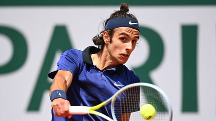 Lorenzo Musetti lors de Roland-Garros 2021. (CHRISTOPHE ARCHAMBAULT / AFP)